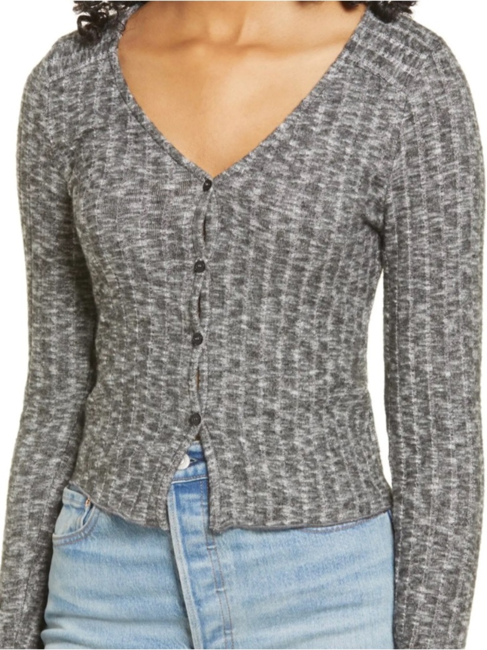 Socialite Button-Front Top